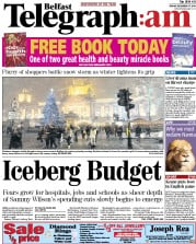  () Newspaper Front Page for 17 December 2010