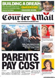 Courier Mail (Australia) Newspaper Front Page for 12 November 2011