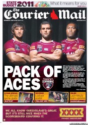 Courier Mail (Australia) Newspaper Front Page for 15 June 2011