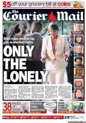 Courier Mail (Australia) Newspaper Front Page for 16 September 2011