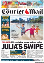 Courier Mail (Australia) Newspaper Front Page for 18 June 2011