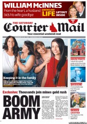 Courier Mail (Australia) Newspaper Front Page for 19 November 2011