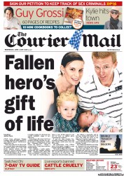 Courier Mail (Australia) Newspaper Front Page for 1 June 2011
