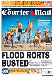 Courier Mail (Australia) Newspaper Front Page for 21 September 2011