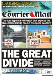 Courier Mail (Australia) Newspaper Front Page for 22 September 2011