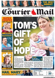 Courier Mail (Australia) Newspaper Front Page for 2 July 2011