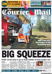 Courier Mail (Australia) Newspaper Front Page for 30 November 2011