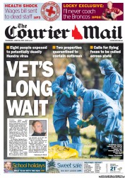 Courier Mail (Australia) Newspaper Front Page for 30 June 2011
