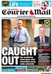 Courier Mail (Australia) Newspaper Front Page for 5 November 2011