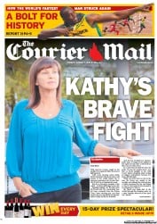 Courier Mail (Australia) Newspaper Front Page for 7 August 2012