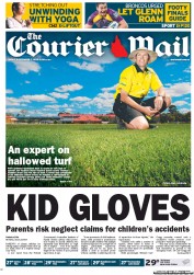 Courier Mail (Australia) Newspaper Front Page for 7 September 2012