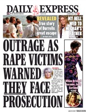 Daily Express (UK) Newspaper Front Page for 11 May 2019