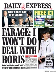 Daily Express (UK) Newspaper Front Page for 18 June 2019