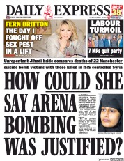 Daily Express (UK) Newspaper Front Page for 19 February 2019