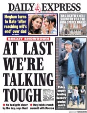 Daily Express (UK) Newspaper Front Page for 1 August 2018
