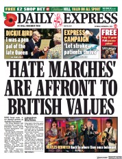 Daily Express (UK) Newspaper Front Page for 4 November 2023