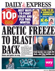 Daily Express (UK) Newspaper Front Page for 5 December 2017