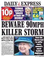 Daily Express (UK) Newspaper Front Page for 7 December 2017