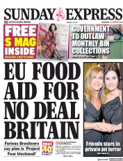 Daily Express Sunday (UK) Newspaper Front Page for 17 February 2019