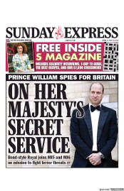 Daily Express Sunday (UK) Newspaper Front Page for 7 April 2019
