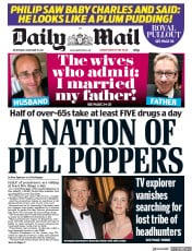 Daily Mail (UK) Newspaper Front Page for 15 November 2017