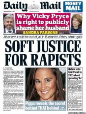 Daily Mail Newspaper Front Page (UK) for 18 May 2011