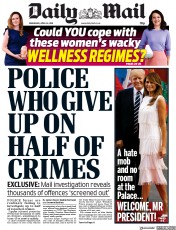 Daily Mail (UK) Newspaper Front Page for 24 April 2019
