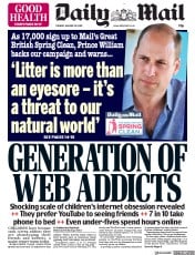 Daily Mail (UK) Newspaper Front Page for 29 January 2019