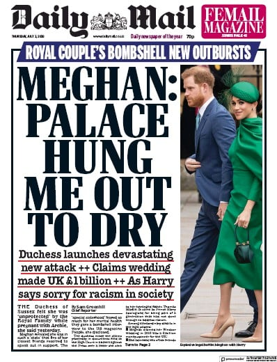 uk newspapers daily mail