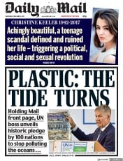 Daily Mail (UK) Newspaper Front Page for 6 December 2017