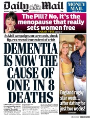 Daily Mail (UK) Newspaper Front Page for 7 August 2019
