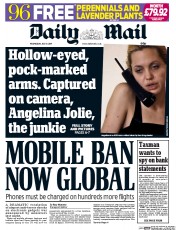 Daily Mail Newspaper Front Page (UK) for 9 July 2014