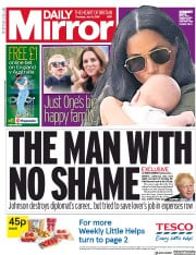 Daily Mirror (UK) Newspaper Front Page for 11 July 2019