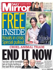Daily Mirror (UK) Newspaper Front Page for 15 January 2020