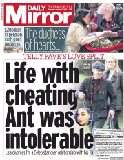 Daily Mirror (UK) Newspaper Front Page for 17 October 2018