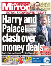 Daily Mirror (UK) Newspaper Front Page for 17 January 2020
