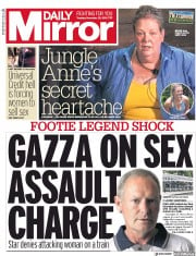 Daily Mirror (UK) Newspaper Front Page for 20 November 2018