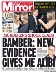 Daily Mirror (UK) Newspaper Front Page for 21 January 2020