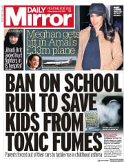 Daily Mirror (UK) Newspaper Front Page for 22 February 2019