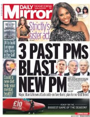 Daily Mirror (UK) Newspaper Front Page for 23 July 2019