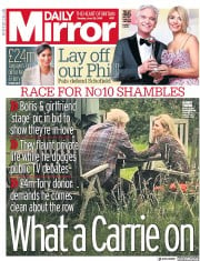 Daily Mirror (UK) Newspaper Front Page for 25 June 2019