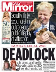 Daily Mirror (UK) Newspaper Front Page for 26 June 2019