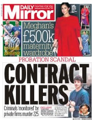 Daily Mirror (UK) Newspaper Front Page for 27 February 2019