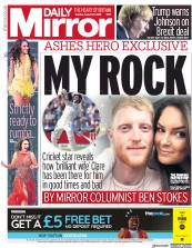 Daily Mirror (UK) Newspaper Front Page for 27 August 2019
