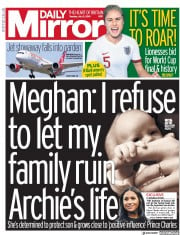 Daily Mirror (UK) Newspaper Front Page for 2 July 2019