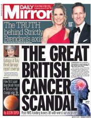 Daily Mirror (UK) Newspaper Front Page for 31 January 2018