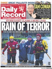Daily Record (UK) Newspaper Front Page for 21 October 2023