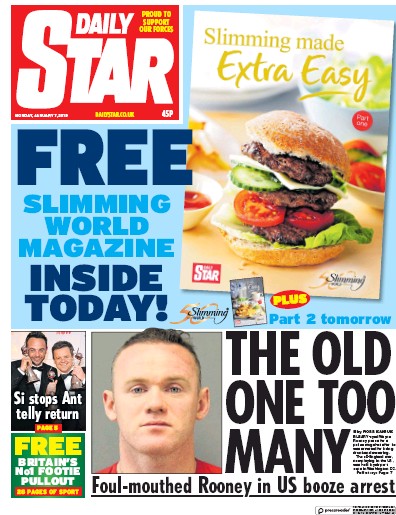 Daily Star Newspaper Front Page (UK) for 10 January 2019