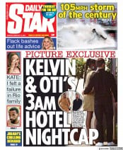Daily Star (UK) Newspaper Front Page for 10 February 2020