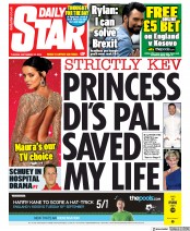 Daily Star (UK) Newspaper Front Page for 10 September 2019